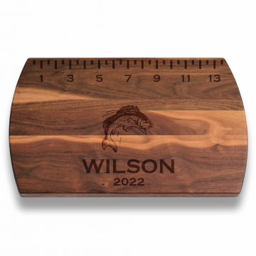 Gone Fishin' | Personalized Engraved Cutting Board